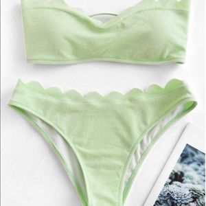 Mint green Zaful bikini